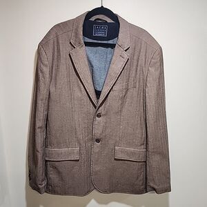 Jachs New York 310 BLEECKER Men's Sport Coat Blazer Two Button Herringbone sz XL